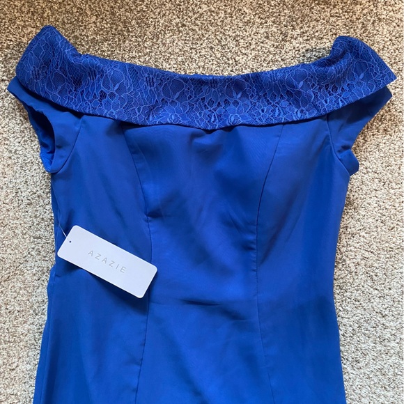 Azazie Cupid Mother of the Bride Dress, Royal Blue, Bridesmaids Dress, Size 12 - Picture 6 of 10